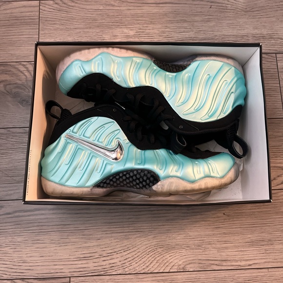 Nike Blue and Black Sneakers with Futuristic Design